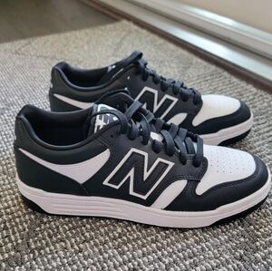 New Balance 480 Panda Sneakers Black & White Casual